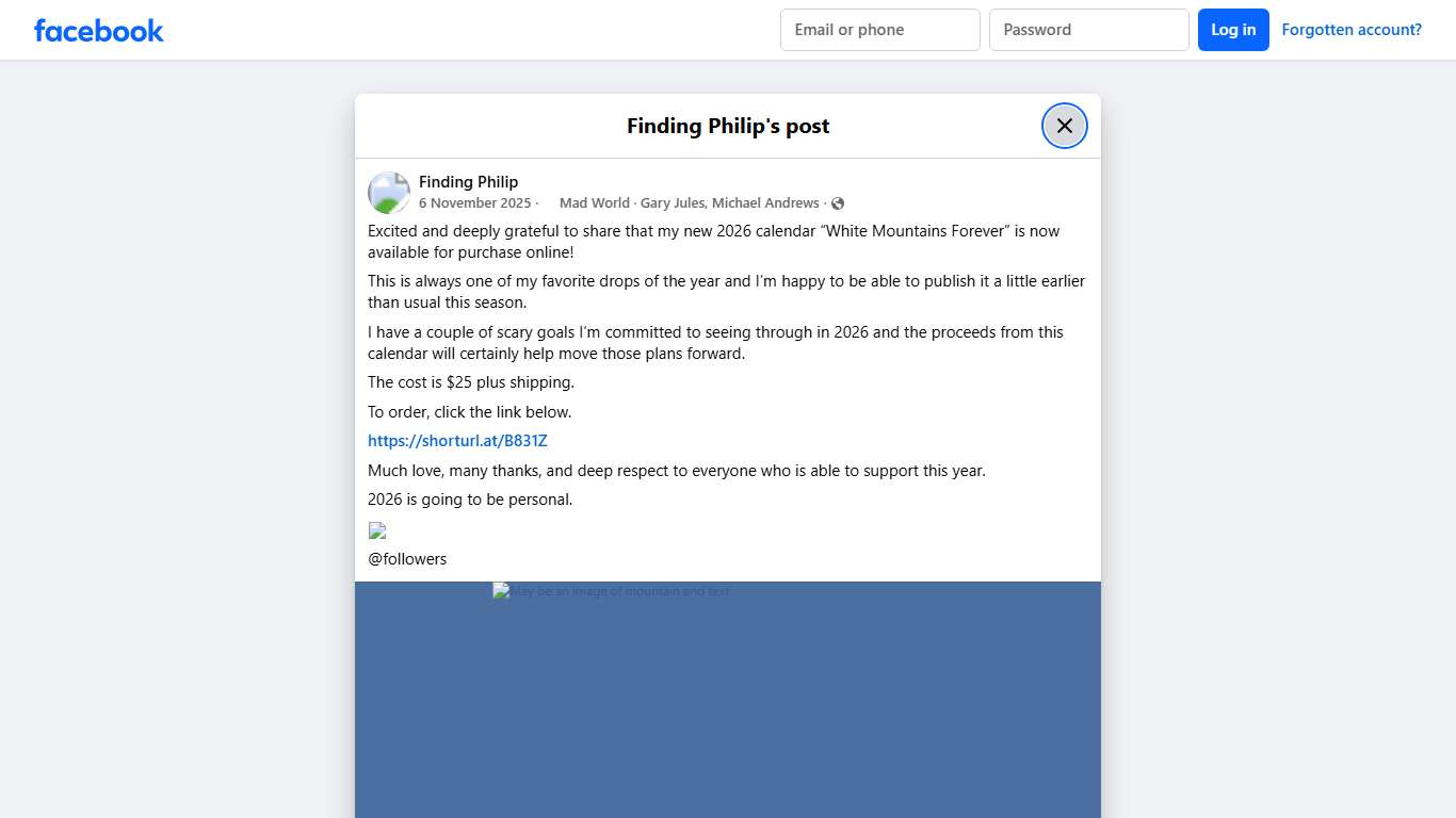 Finding Philip - Excited and deeply grateful to share that... Facebook
